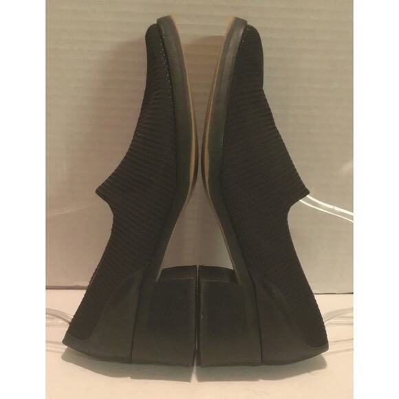 DONALD PLINER BLACK MESH HEEL SLIP ON ANYTIME 11M - Picture 7 of 10